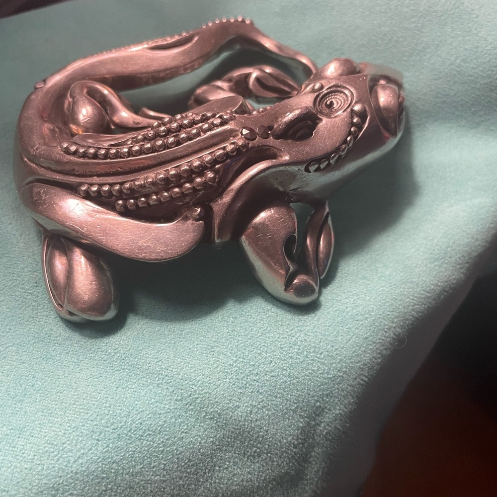 Fahrenheit Metallic Silver Belt